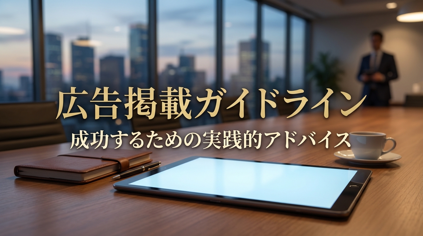 広告掲載ガイドライン
