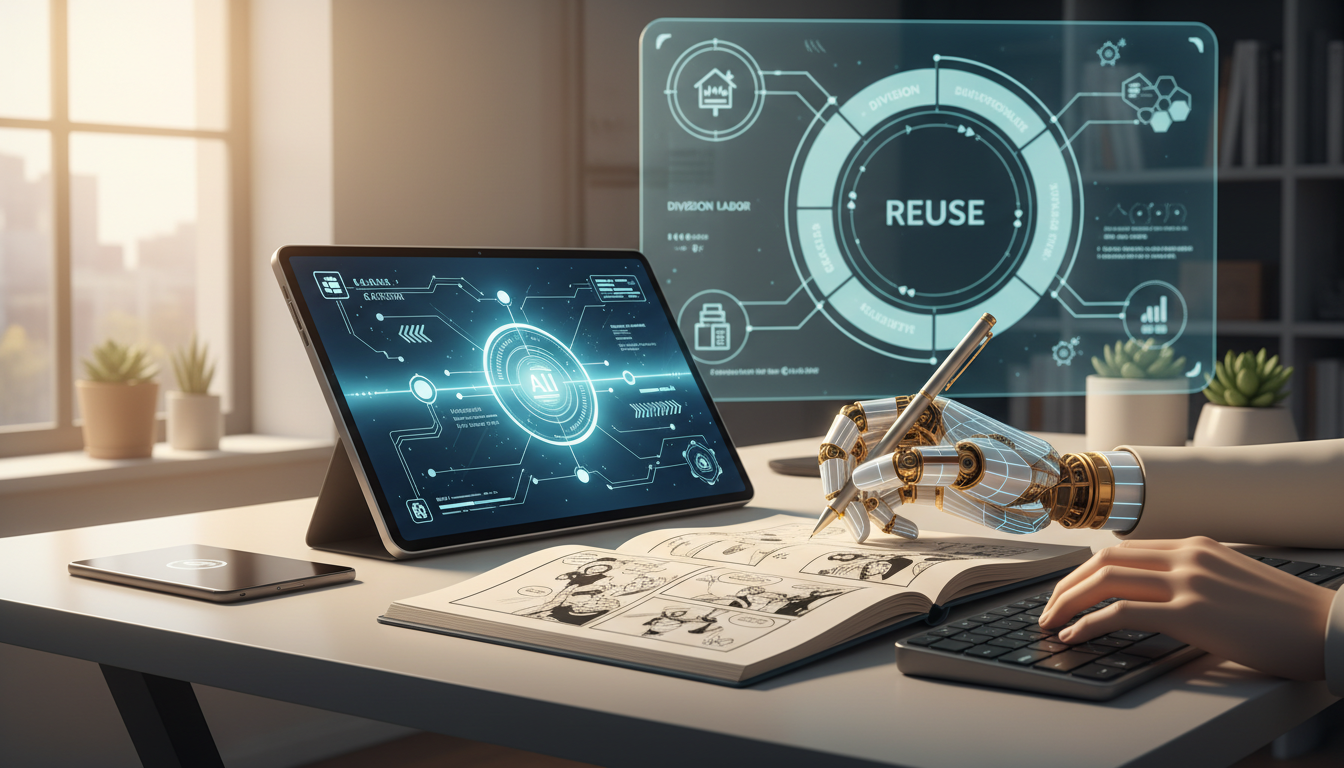 制作が回る理由は「分業化」と「再利用」にあります