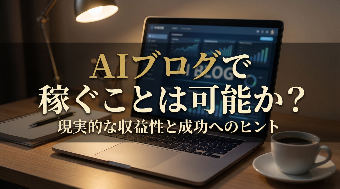 AIブログで稼ぐことは可能か？
