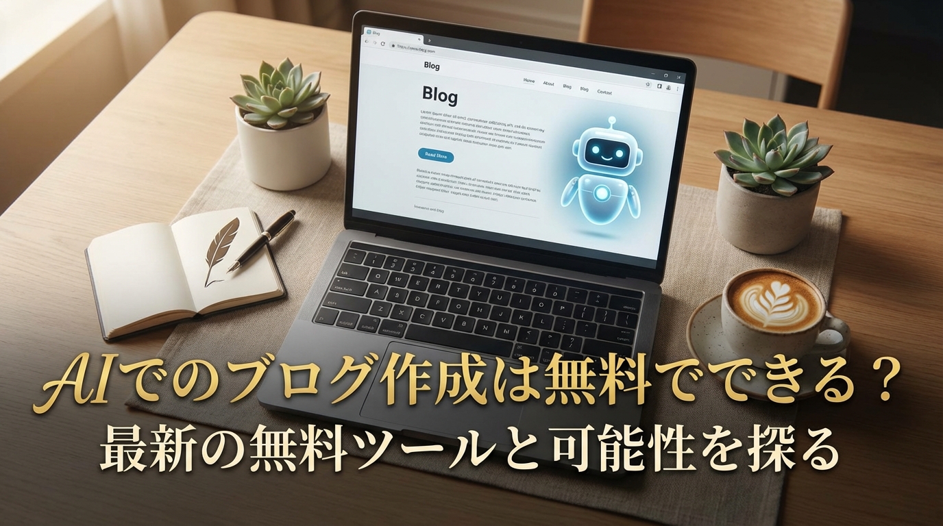 AIでのブログ作成は無料でできる？