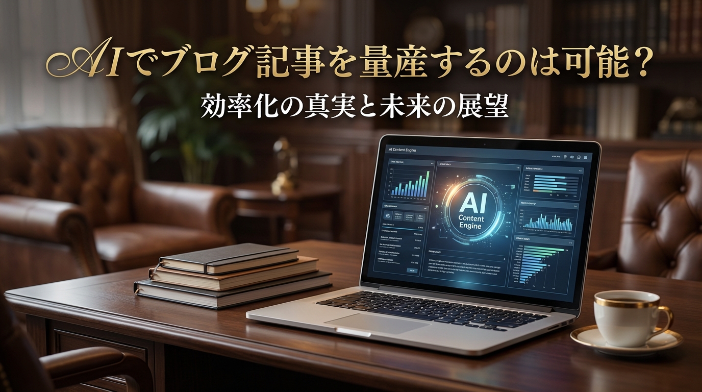 AIでブログ記事を量産するのは可能？