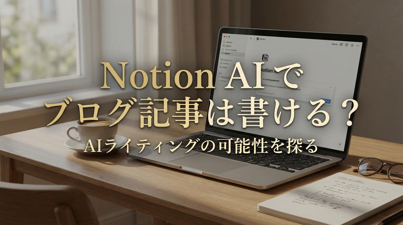 Notion AIでブログ記事は書ける?
