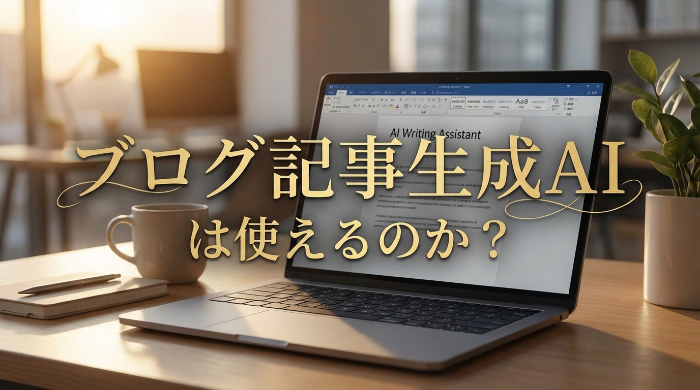 ブログ記事生成AIは使えるのか？