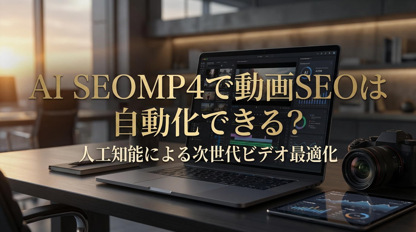 ai seomp4で動画SEOは自動化できる？