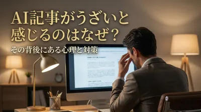 ai記事がうざいと感じるのはなぜ？｜その背後にある心理と対策