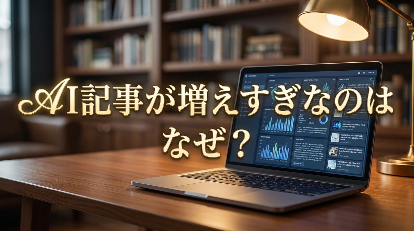 ai記事が増えすぎなのはなぜ？