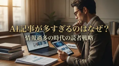 AI記事が多すぎるのはなぜ？｜これからの情報社会との向き合い方