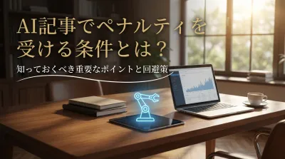 AI記事でペナルティを受ける条件とは？｜ペナルティを回避し成果を出すための実践例