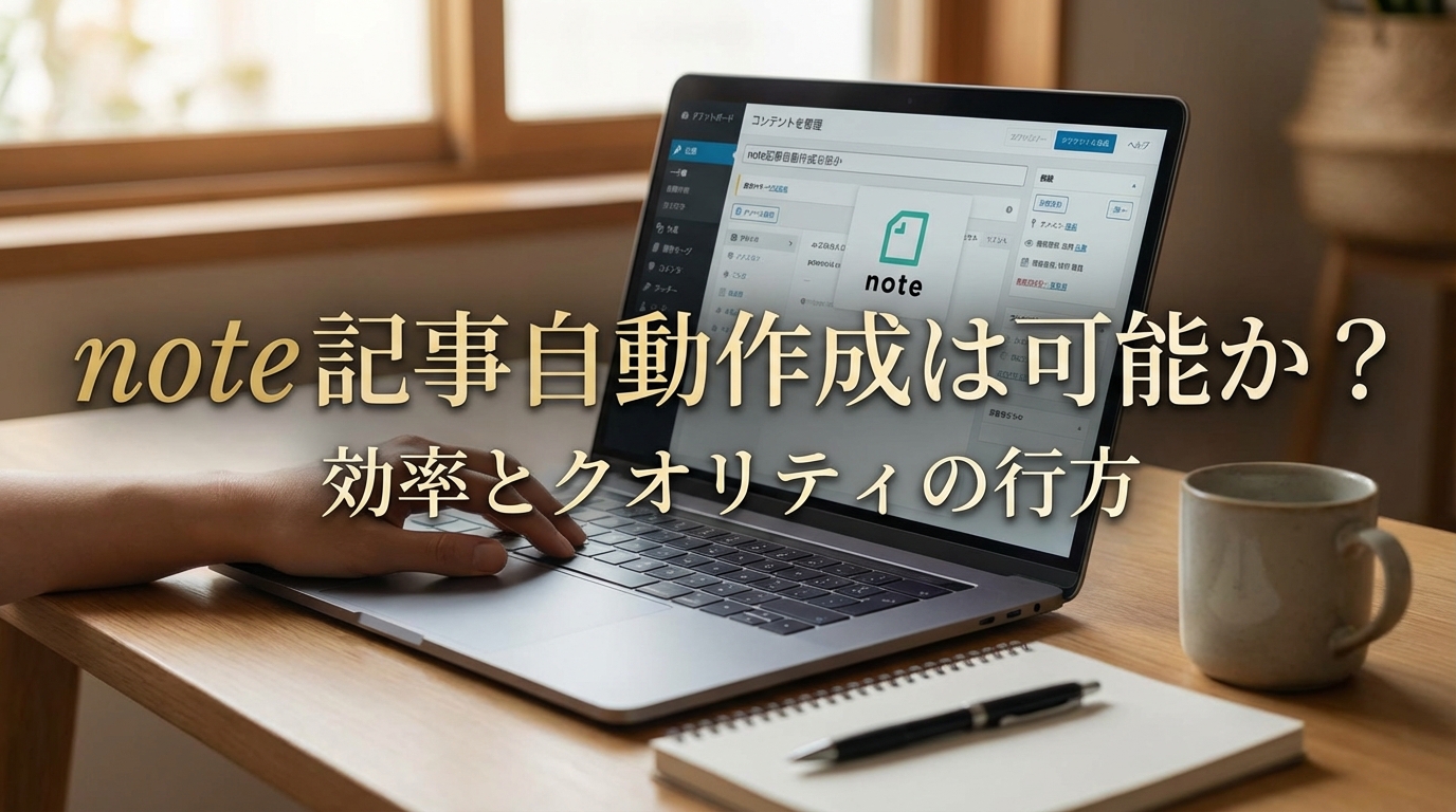 note記事自動作成は可能か？