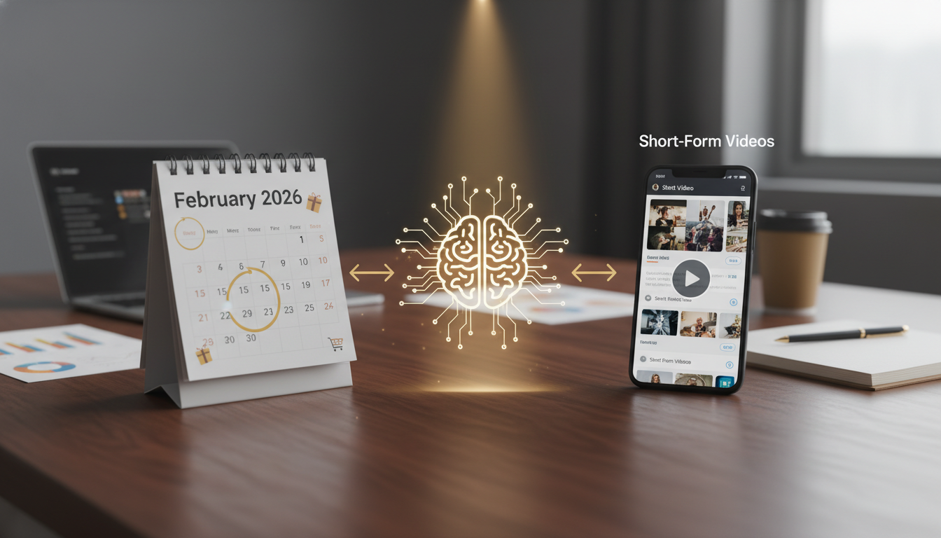 2026年2月は「生成AI・ショート動画・商戦準備」が最重要