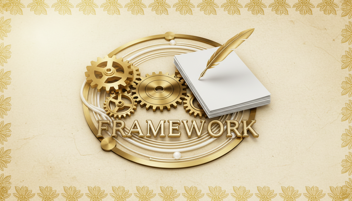 コンテンツ作成フレームワークは質の高い記事を効率的に生み出すための「型」です