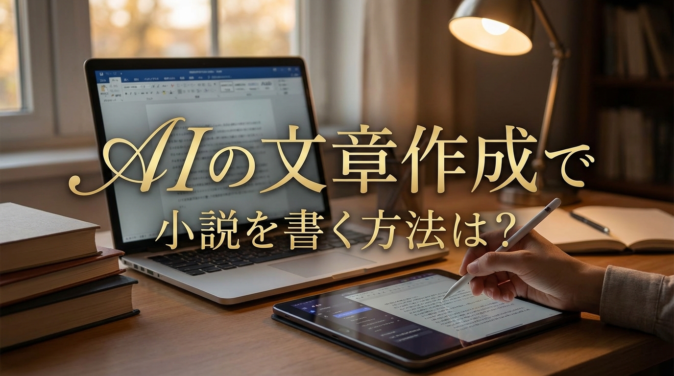 AIの文章作成で小説を書く方法は?