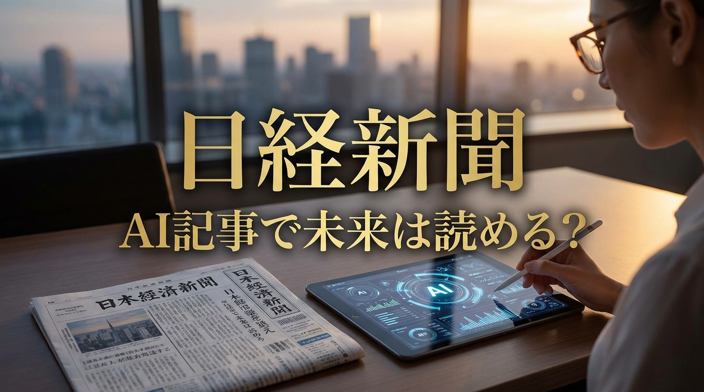 日経新聞 ai記事で未来は読める？