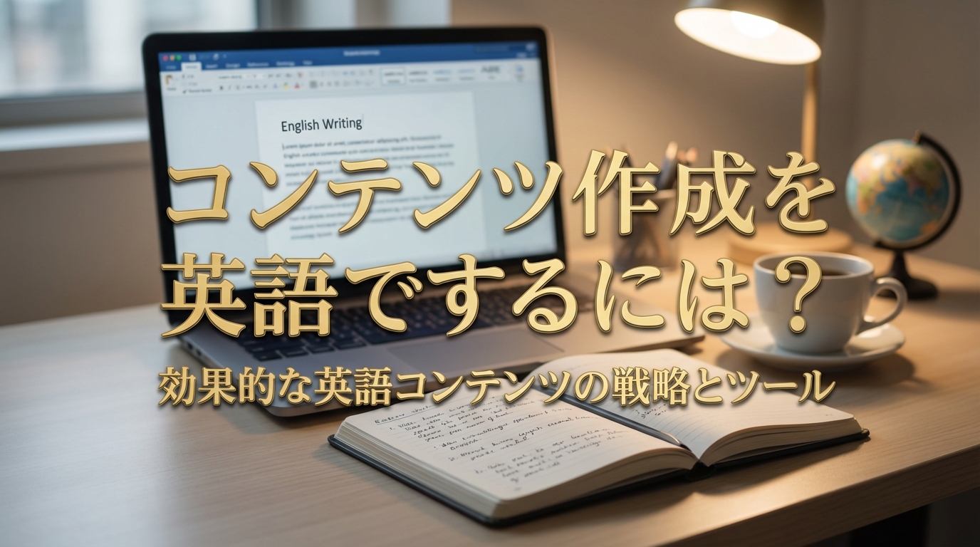 コンテンツ作成を英語でするには？