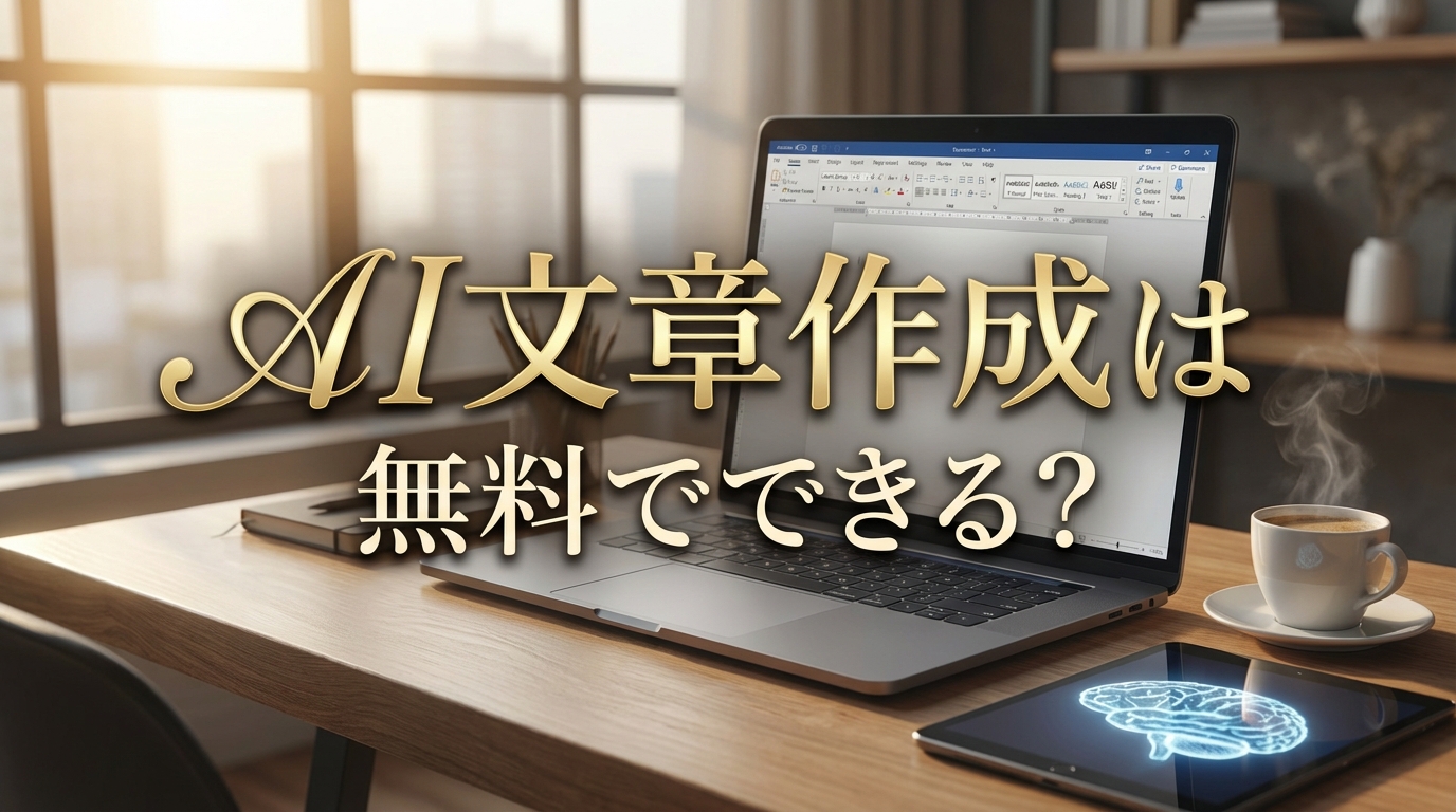 AI文章作成は無料でできる？