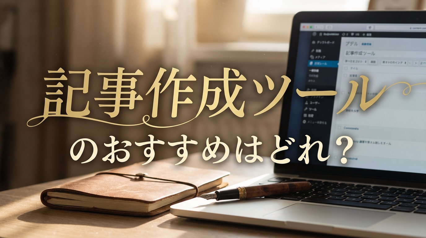 記事作成ツールのおすすめはどれ？