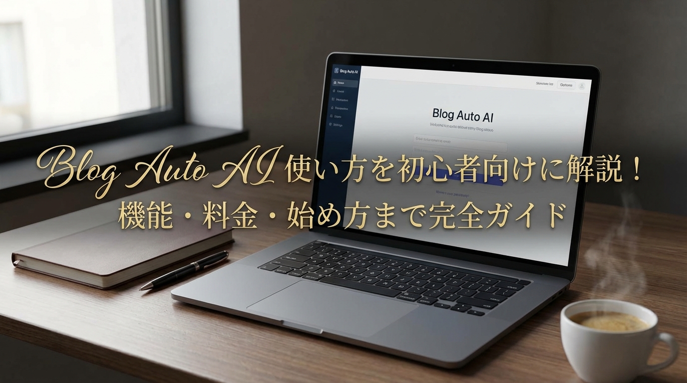 Blog Auto AI 使い方を初心者向けに解説！機能・料金・始め方まで完全ガイド