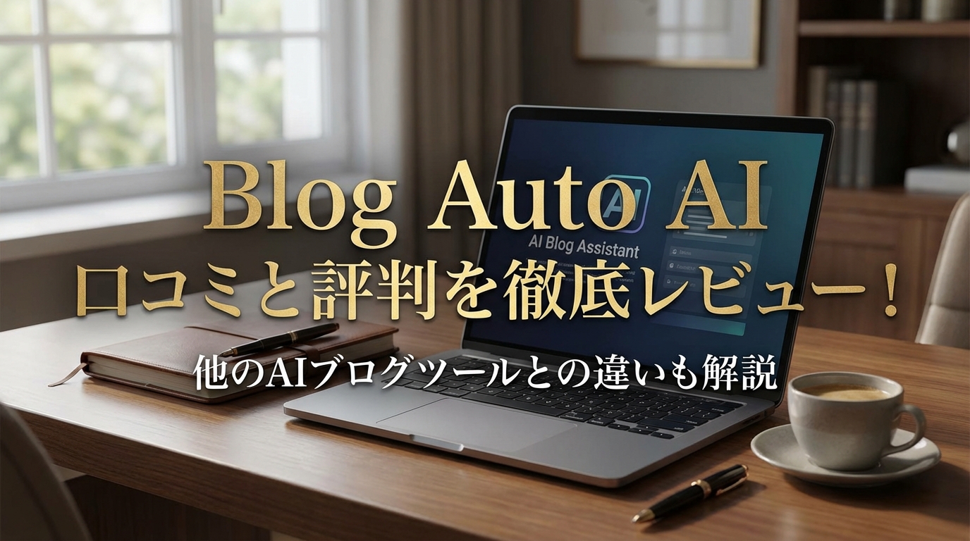 Blog Auto AI 口コミと評判を徹底レビュー！他のAIブログツールとの違いも解説