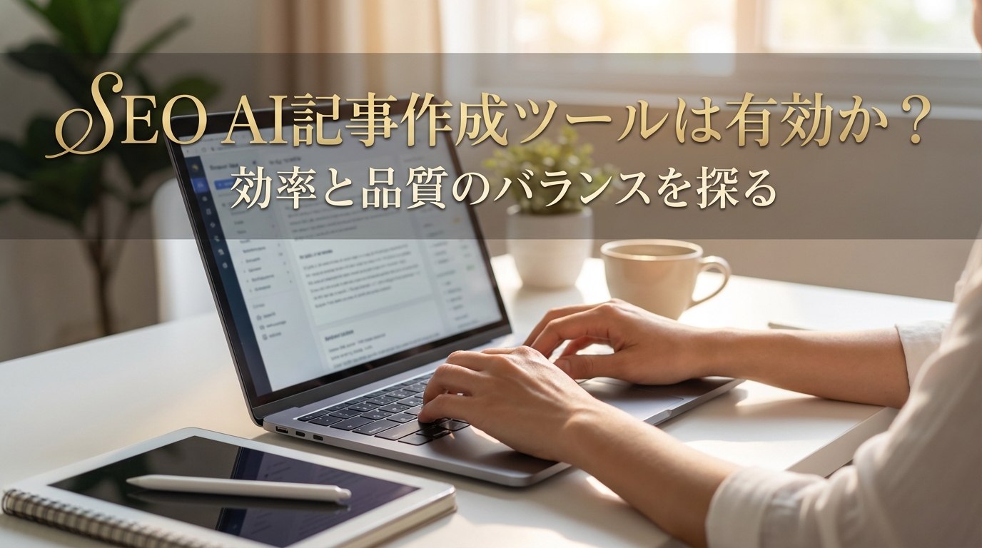 SEO AI記事作成ツールは有効か？