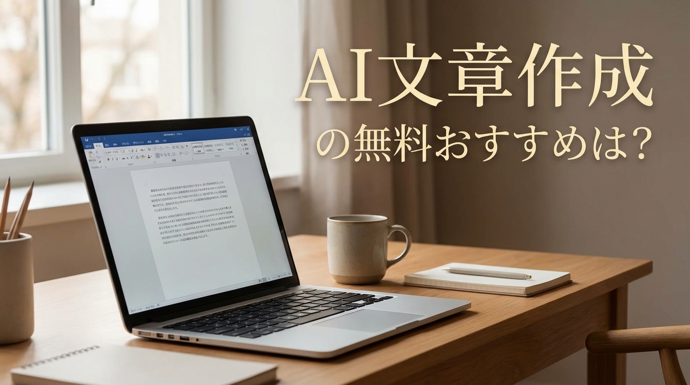 AI文章作成の無料おすすめは？