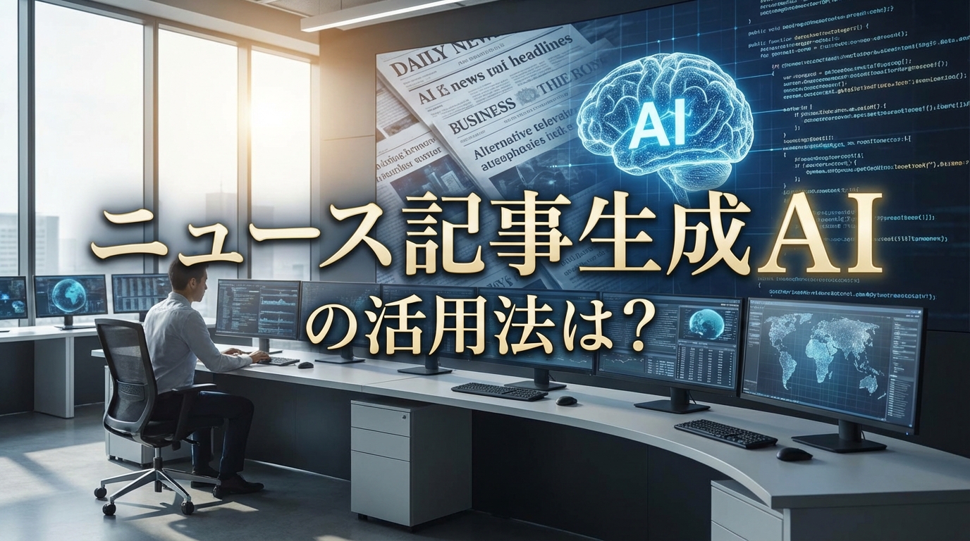 ニュース 記事 生成 aiの活用法は?