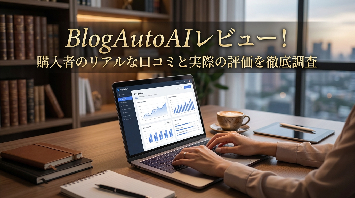 BlogAutoAIレビュー！購入者のリアルな口コミと実際の評価を徹底調査
