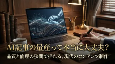 AI記事の量産って本当に大丈夫？｜AIを用いた大量生産は「人間とのハイブリッド」が成功の鍵