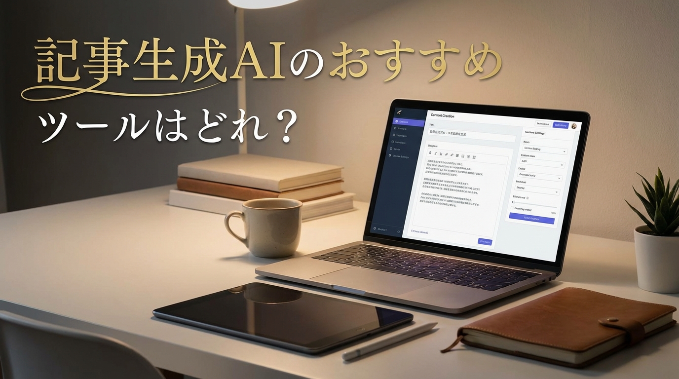 記事生成aiのおすすめツールはどれ？