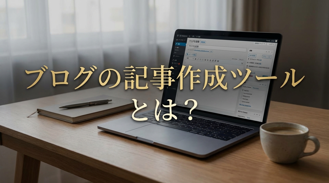 ブログの記事作成ツールとは？