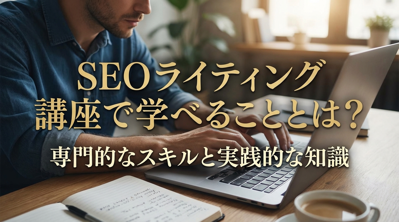 seo ライティング 講座で学べることとは？