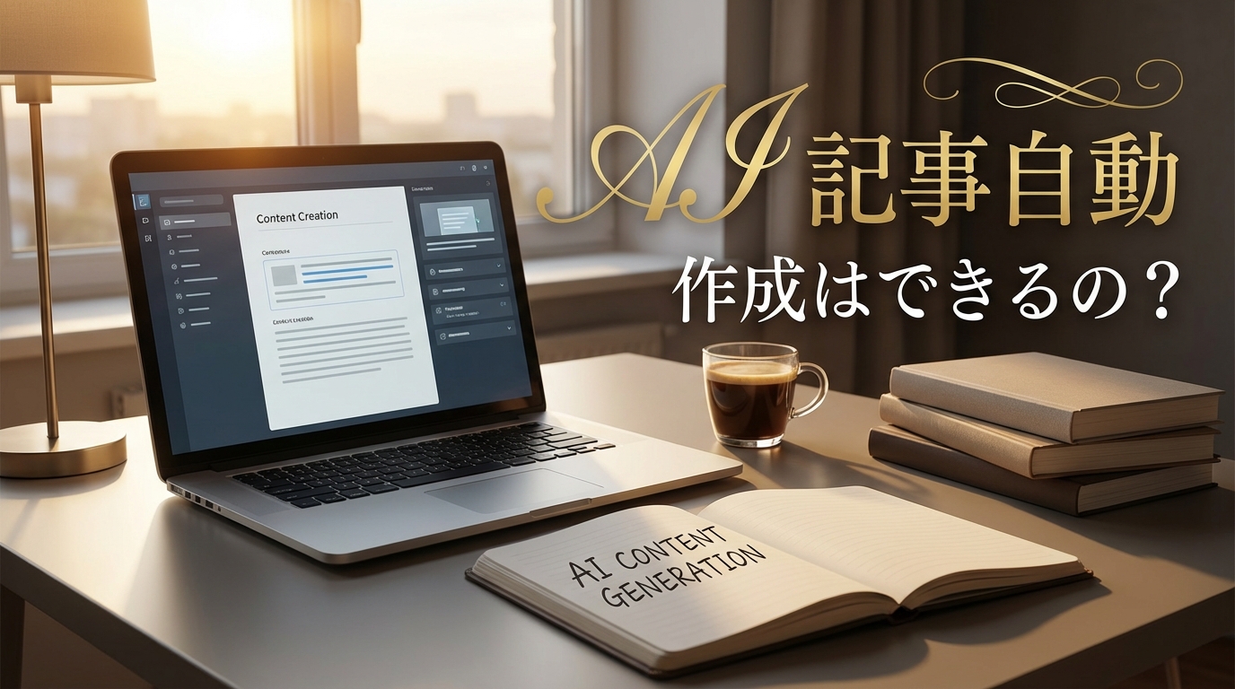 ai 記事 自動 作成はできるの？