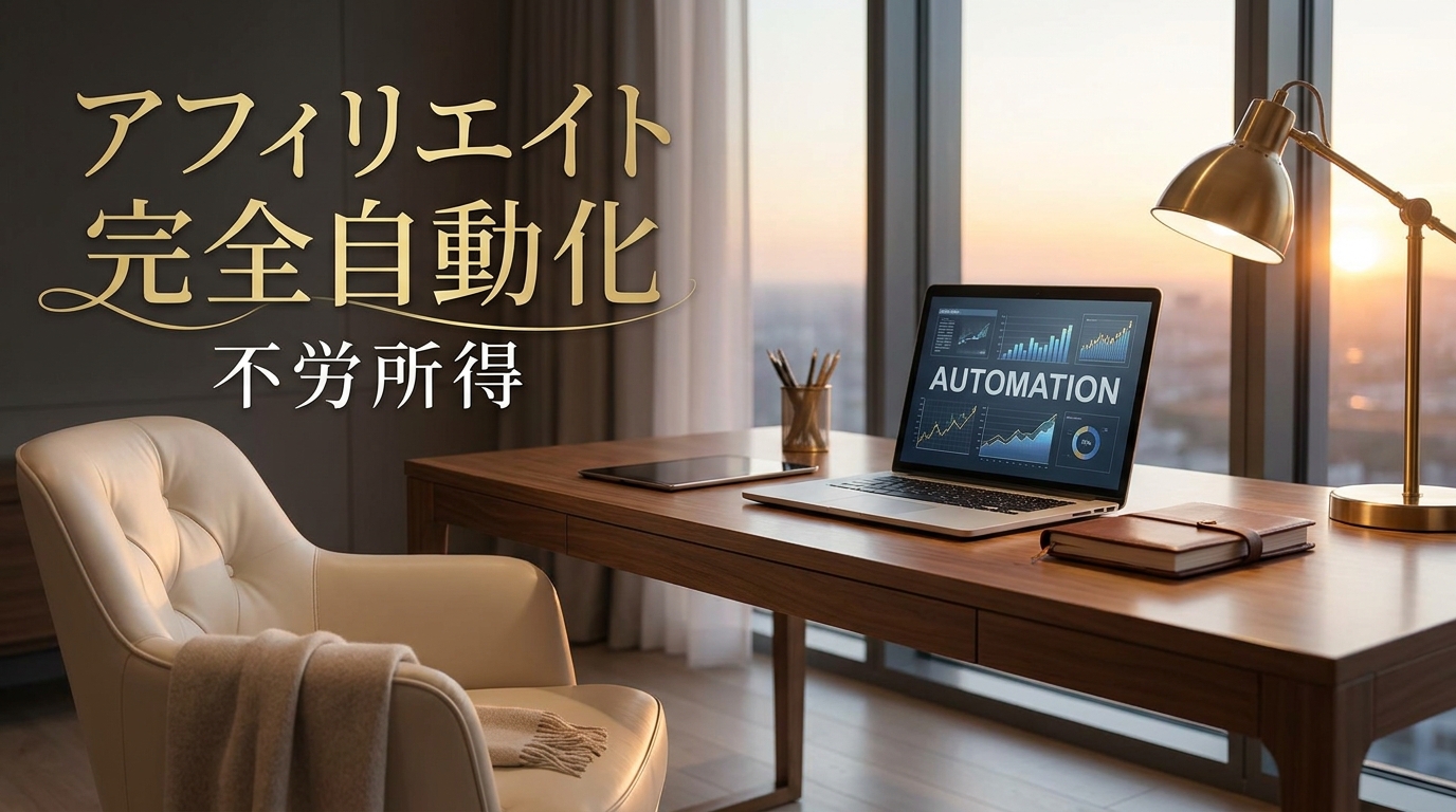 アフィリエイト 完全自動化 不労所得