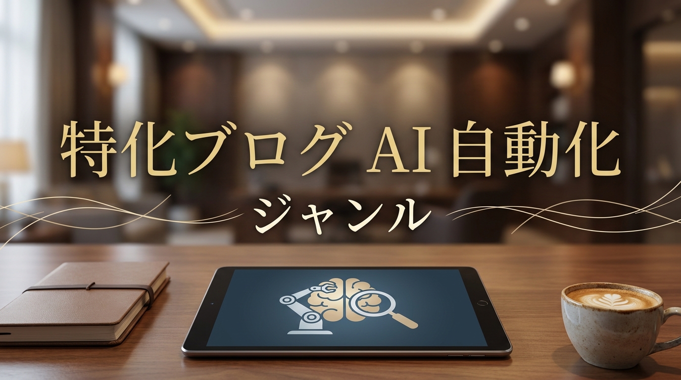 特化ブログ AI 自動化 ジャンル