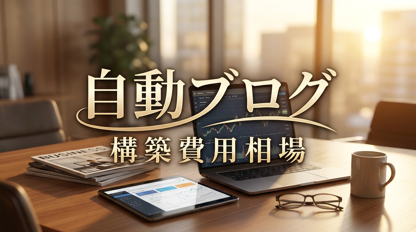 自動ブログ 構築 費用 相場