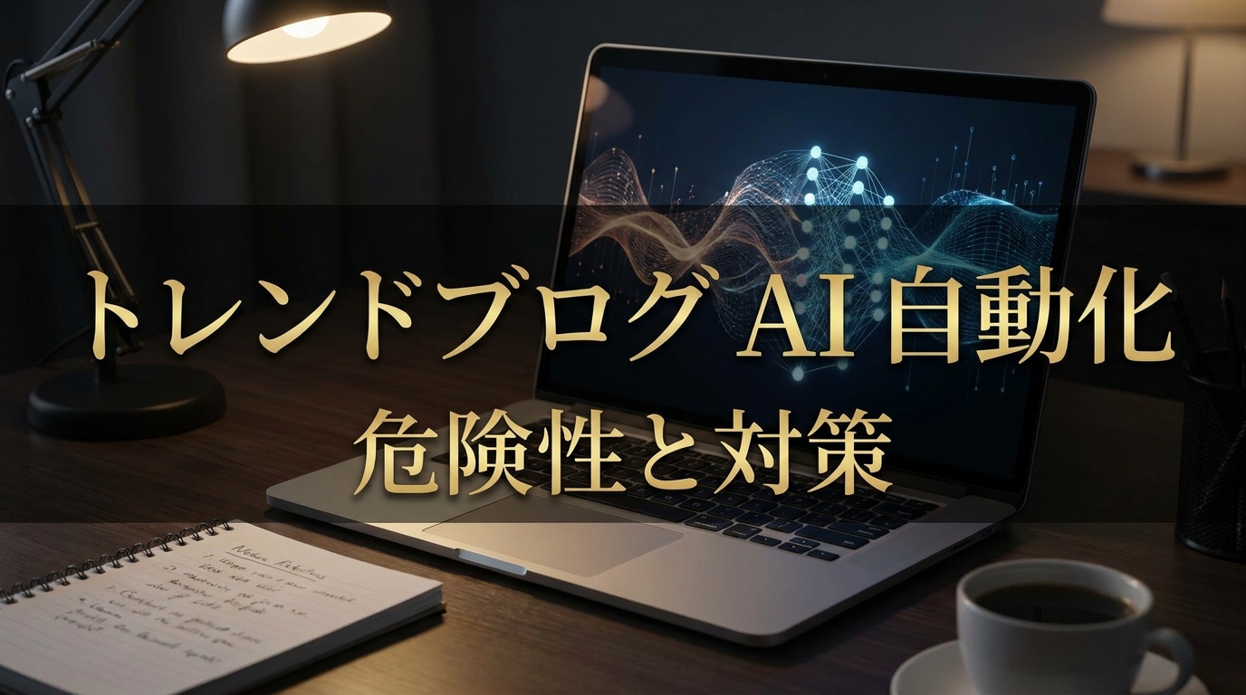 トレンドブログ AI 自動化 危険
