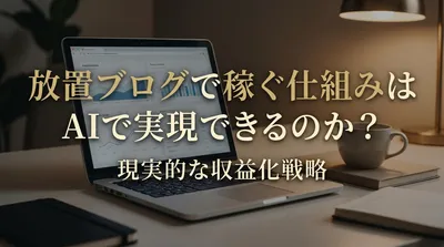 放置ブログで稼ぐ仕組みはAIで実現できるのか？現実的な収益化戦略