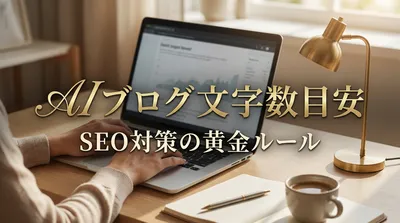 AI ブログ 文字数 目安 SEO