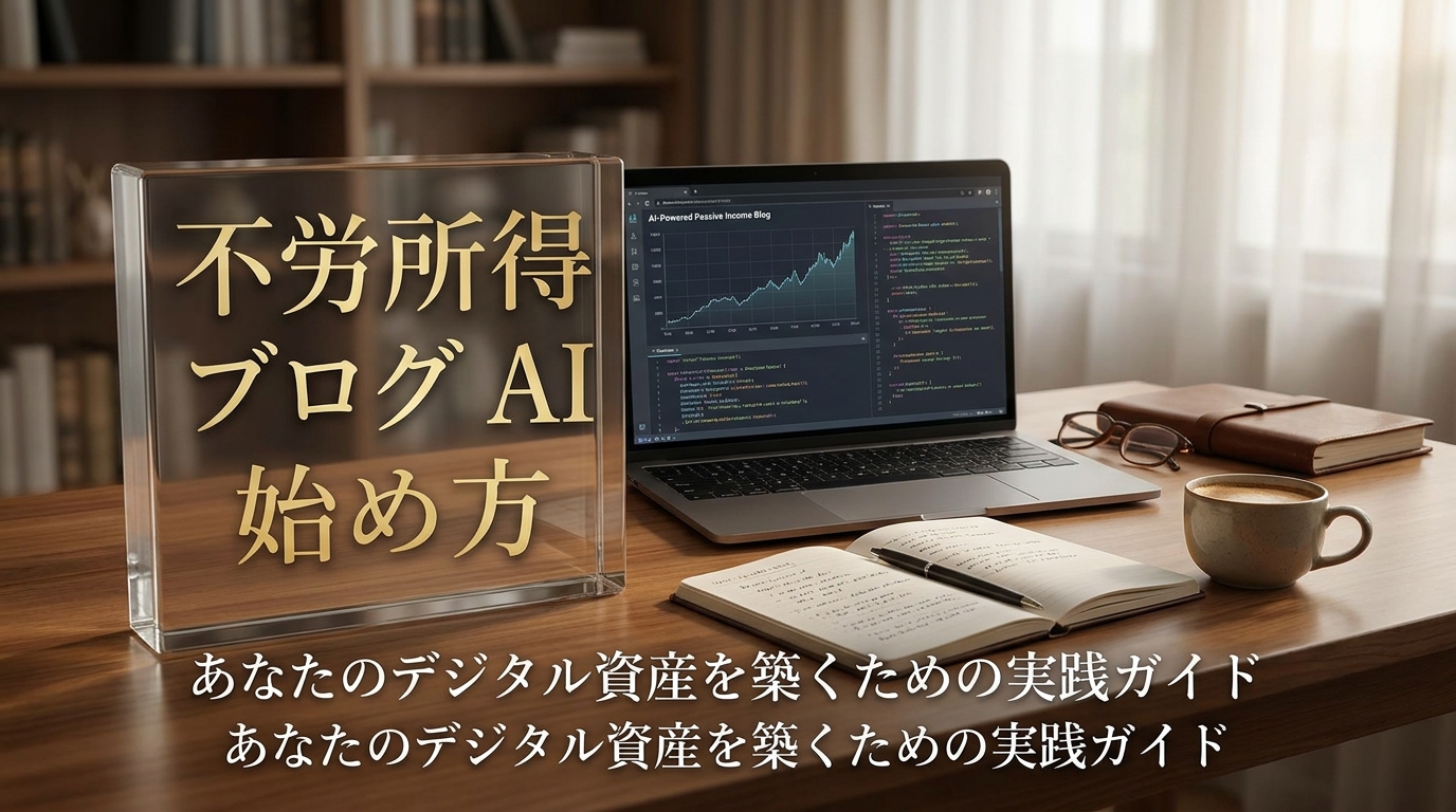 不労所得 ブログ AI 始め方