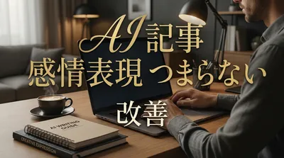 AI 記事 感情表現 つまらない 改善