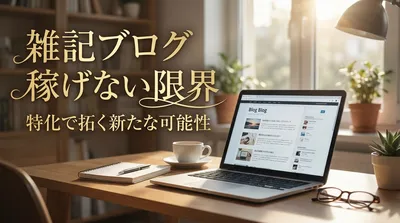 雑記ブログ 稼げない 限界 特化