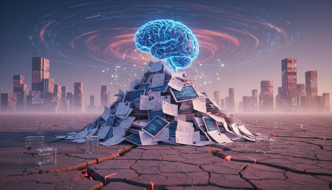 生成AIブームとデータ枯渇が原因です