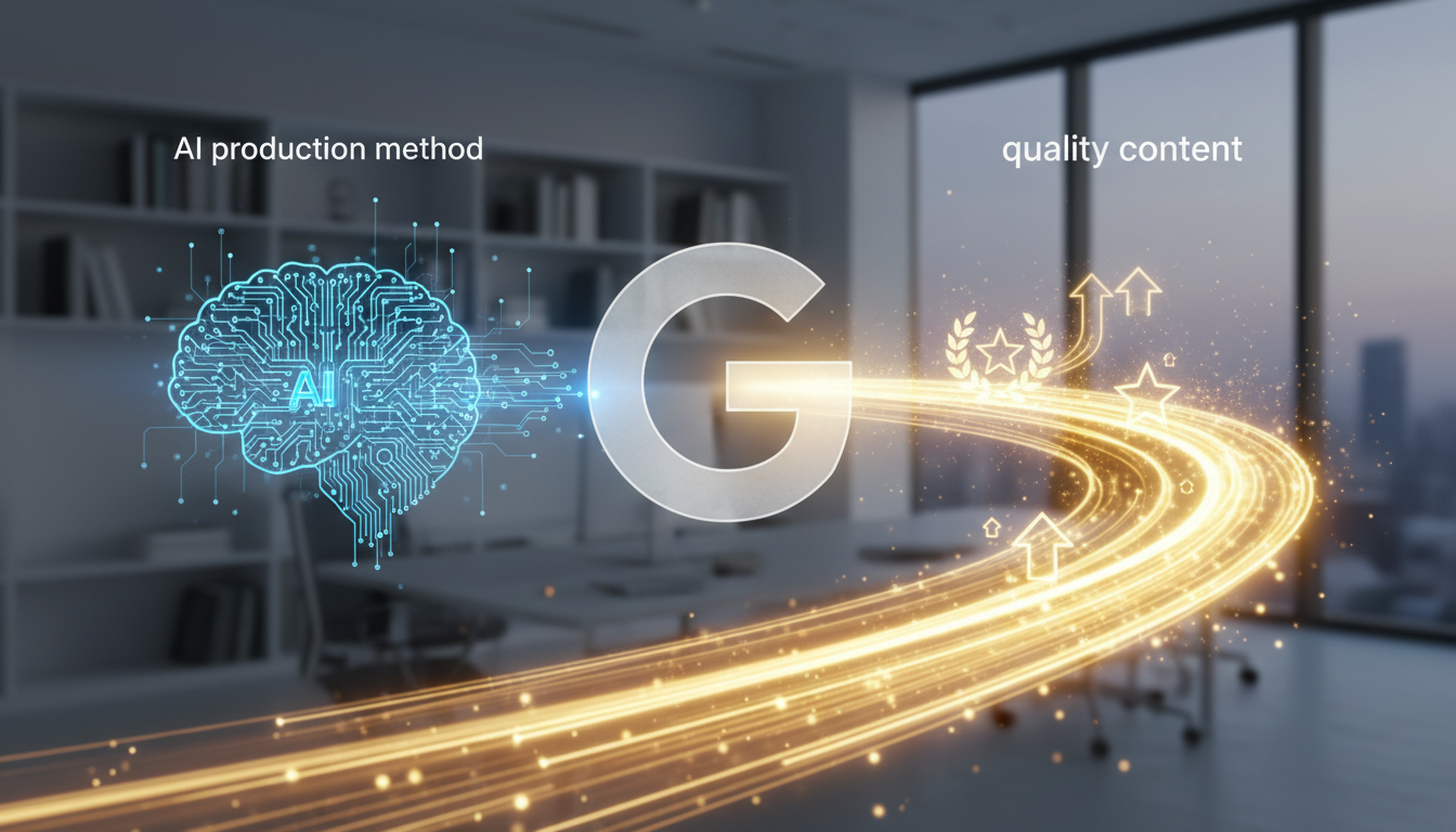 Googleは制作方法ではなく品質を評価します