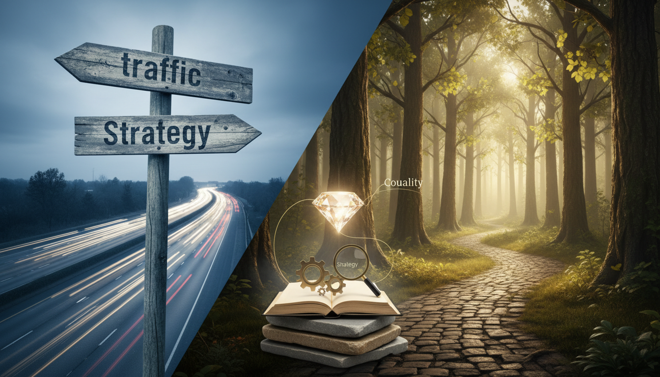 従来のトラフィック重視から質と文脈の重視へ