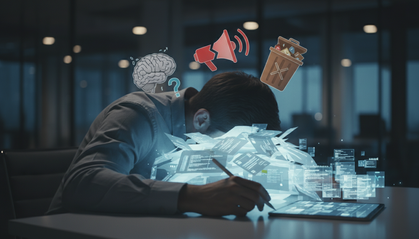 ユーザーを疲弊させる低品質なAI記事の3つの特徴