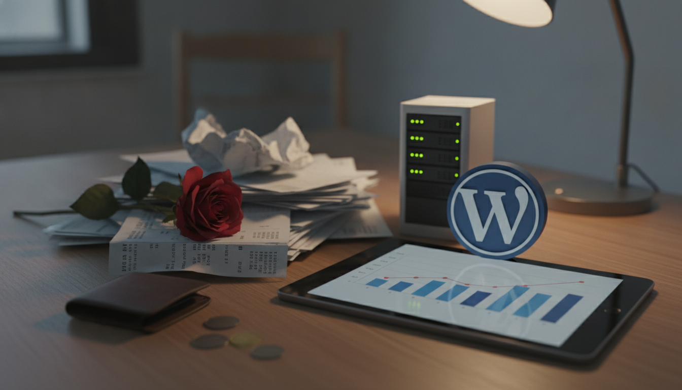 WordPress は無料でも、運営には費用がかかる