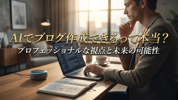 AIでブログ作成できるって本当？｜プロフェッショナルな視点と未来の可能性